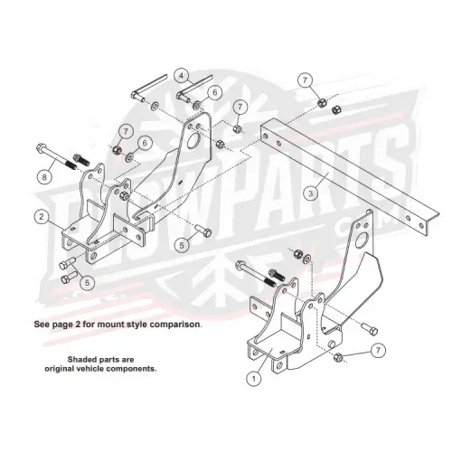 Western 31599-1 UltraMount KitÂ&nbsp; 2008-2018 GMC Chevrolet 1500