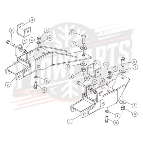 Western 67981-2 UltraMount KitÂ&nbsp;1999-2010 GMC & Chevrolet K2500 K3500