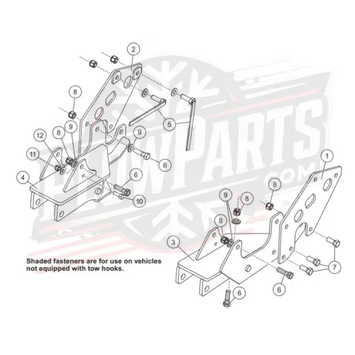 Â&nbsp;Western 69981 UltraMount Kit 2011-18 GMC Chevy 2500-3500