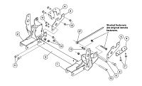 33888 Western Ultramount Dodge Ram 2500 3500 Mount