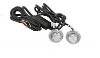 Buyers Dual LED Hidden Clear Strobe Light Kit