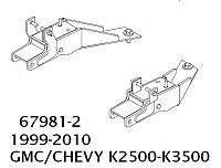 Â 67981-2Â Western UltraMount KitÂ 1999-2010 GMC & Chevrolet K2500 K3500