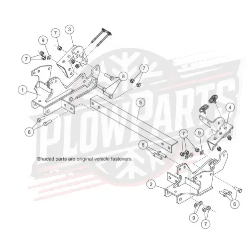 WesternÂ&nbsp;31271-1 UltraMount Kit 2017-2026 Ford Super Duty